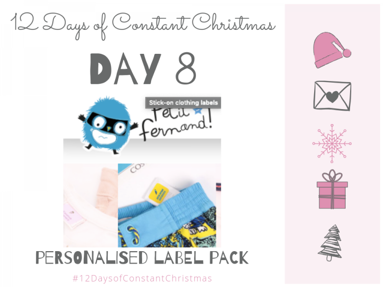 Win personalised labels #12DaysofConstantChristmas Day 8