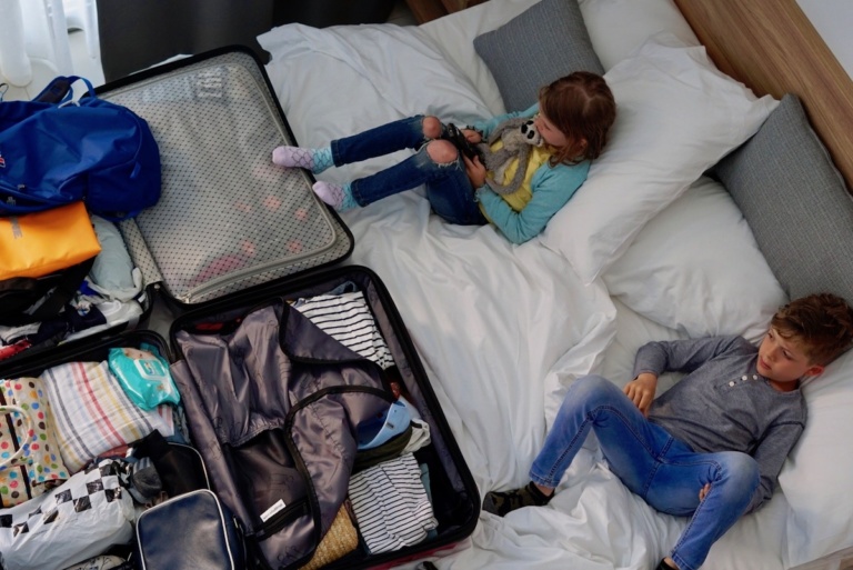What to pack when travelling abroad with the kids