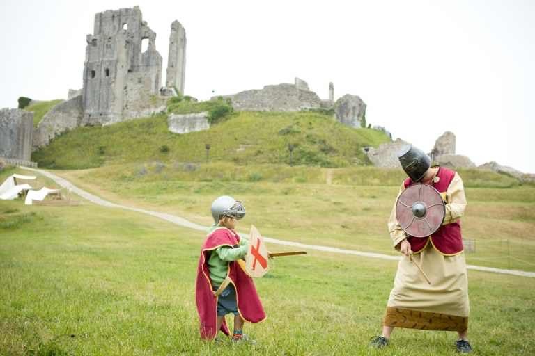 A visit to Corfe Castle, National Trust