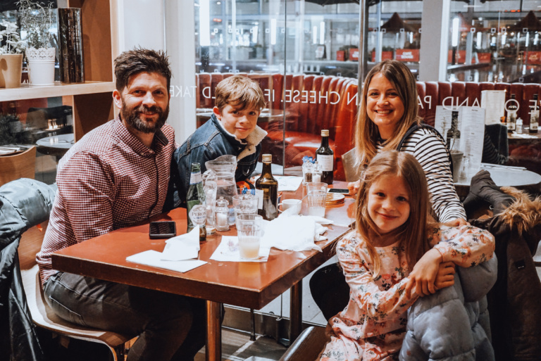 Our family meal at Carluccio’s in Milton Keynes